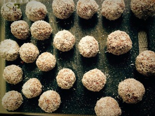 simply nutritious peanut butter and chocolate power balls