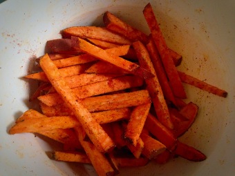 Simply Nutritious Sweet potato fries